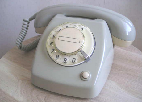 jaren-80 retro telefoon